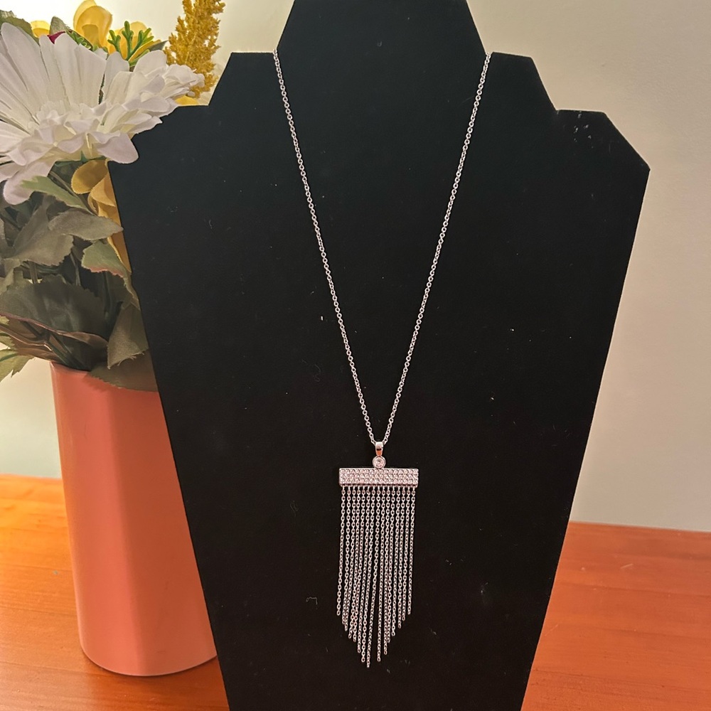 Touchstone Crystal On The Fringe Pendant